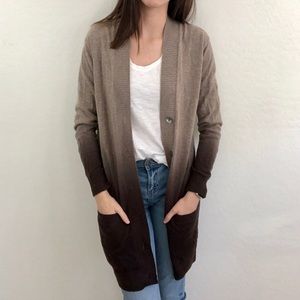 theory ombre cardigan